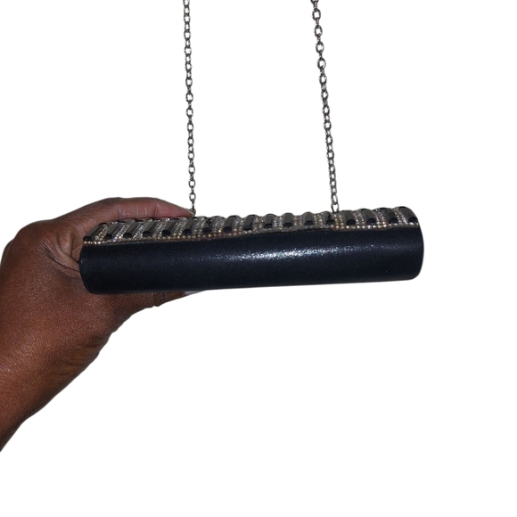 Vintage Chic Black Beaded Clutch - Picture 5 of 6